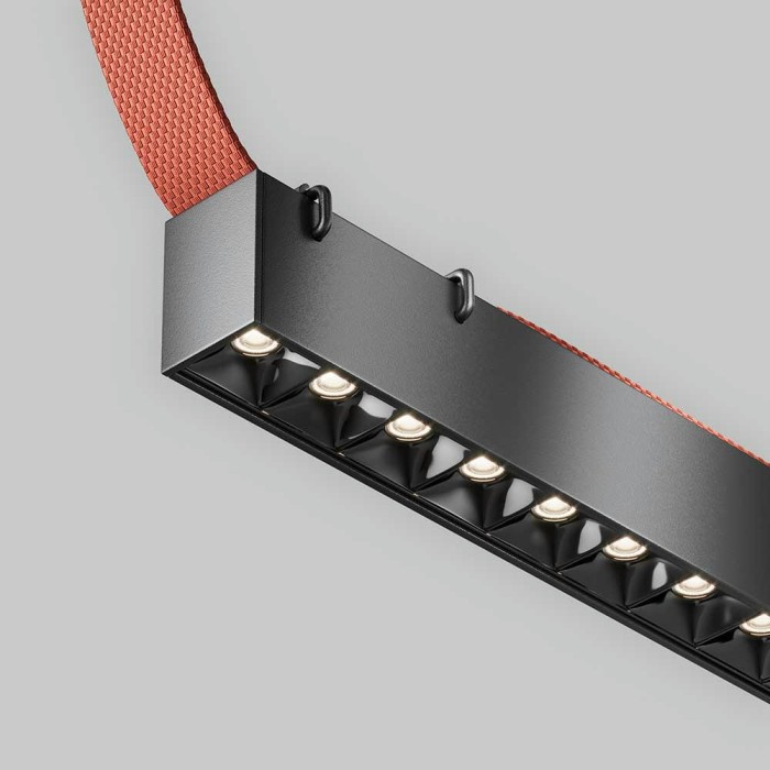 Подвесной светодиодный светильник Maytoni Technical Pendant system Parity Points TR128B-12W4K-M-B