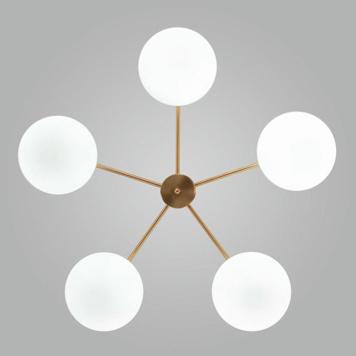 Подвесная люстра Eurosvet Like 30190/5 латунь