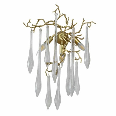 Настенный светильник Crystal Lux Reina AP3 Gold Pearl