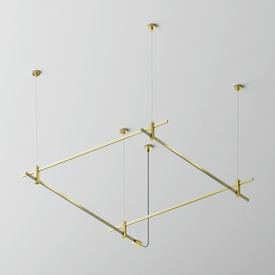 Основание на тросовых подвесах Hang для трековых светильников Maytoni Technical Flarity TFC-Flar-H08-BS