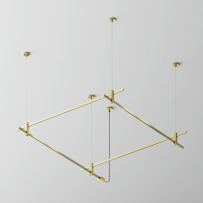 Основание на тросовых подвесах Hang для трековых светильников Maytoni Technical Flarity TFC-Flar-H08-BS