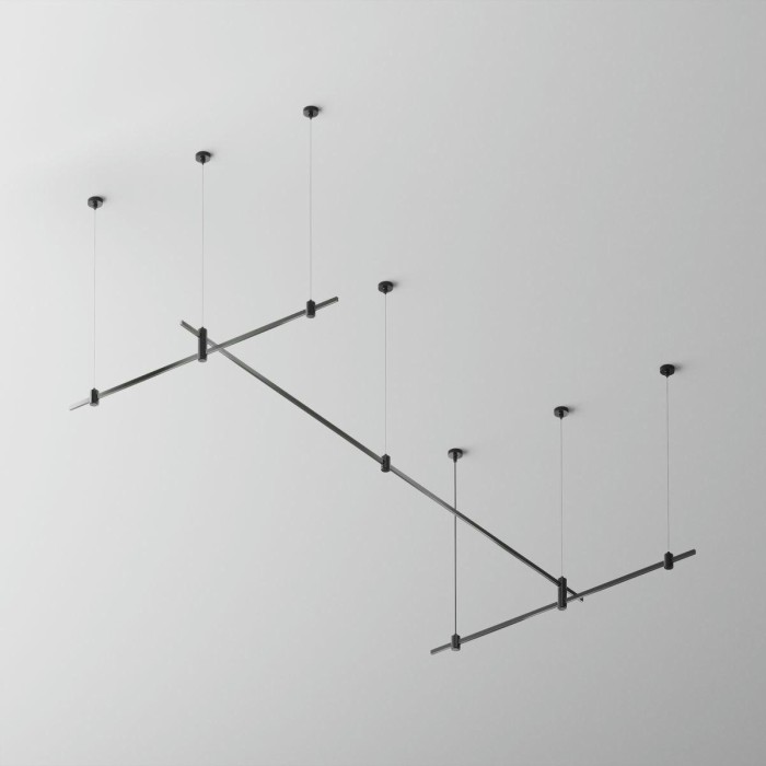 Основание на тросовых подвесах Hang для трековых светильников Maytoni Technical Flarity TFC-Flar-H07-B