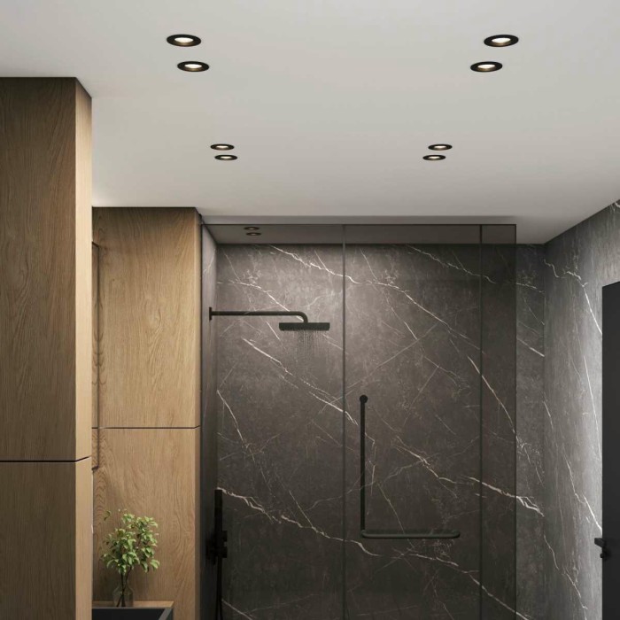 Точечный светильник Elektrostandard City 25060/01 GU10 черный IP44 a070141