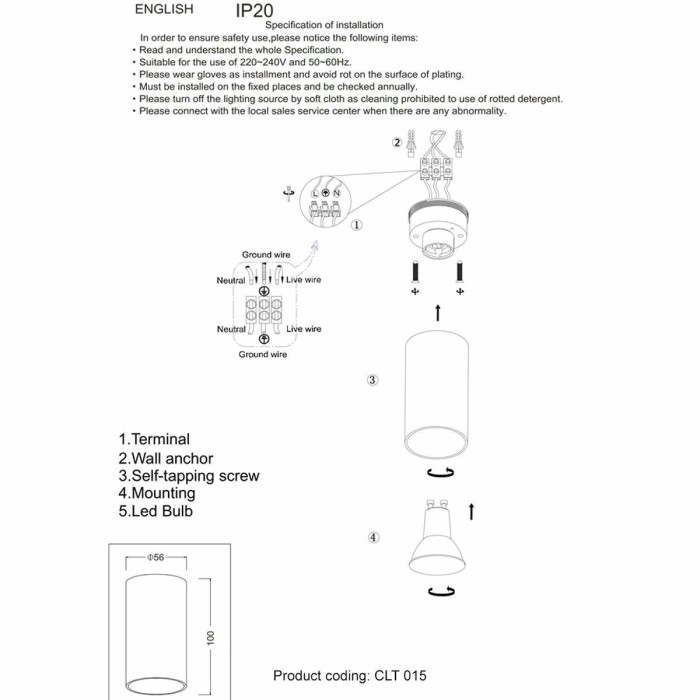 Потолочный светильник Crystal Lux CLT 015C WH