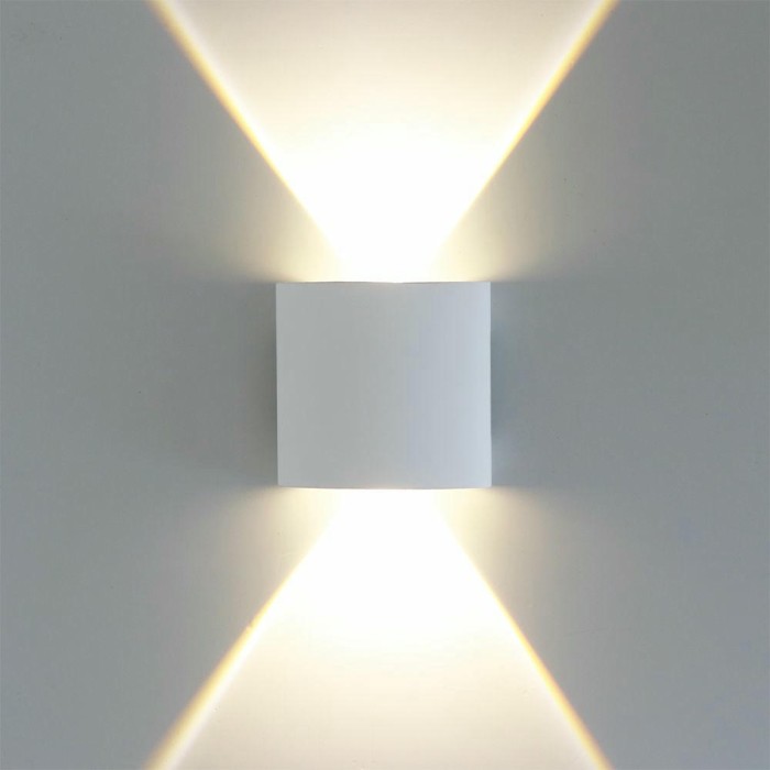 Уличный настенный светодиодный светильник Arte Lamp Bosto A3122AL-2WH