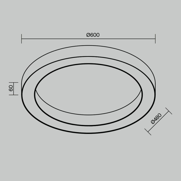 Потолочный светильник Maytoni Technical C093CL-45W4K-B