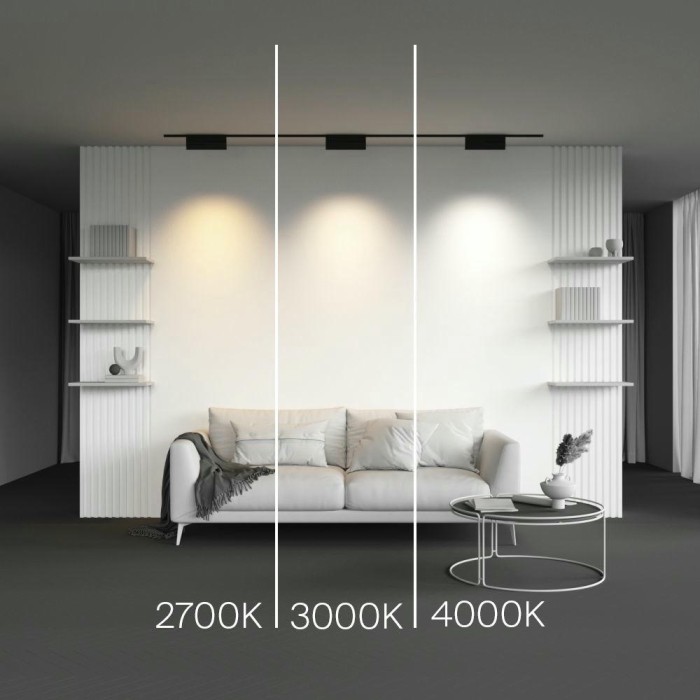 Трековый светодиодный светильник Maytoni Technical Levity Points Rot TR194-1-12W2.7K-M-B