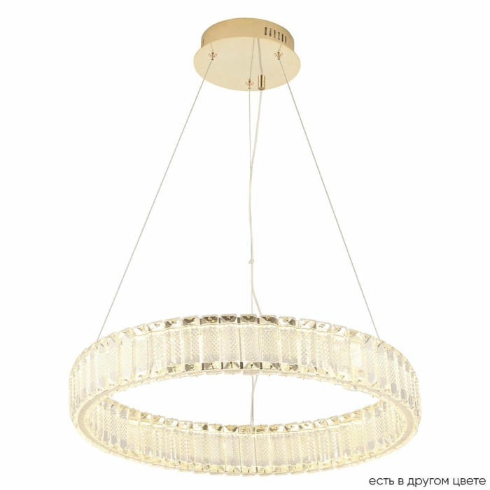 Подвесной светодиодный светильник Crystal Lux Musika SP50W Led Gold