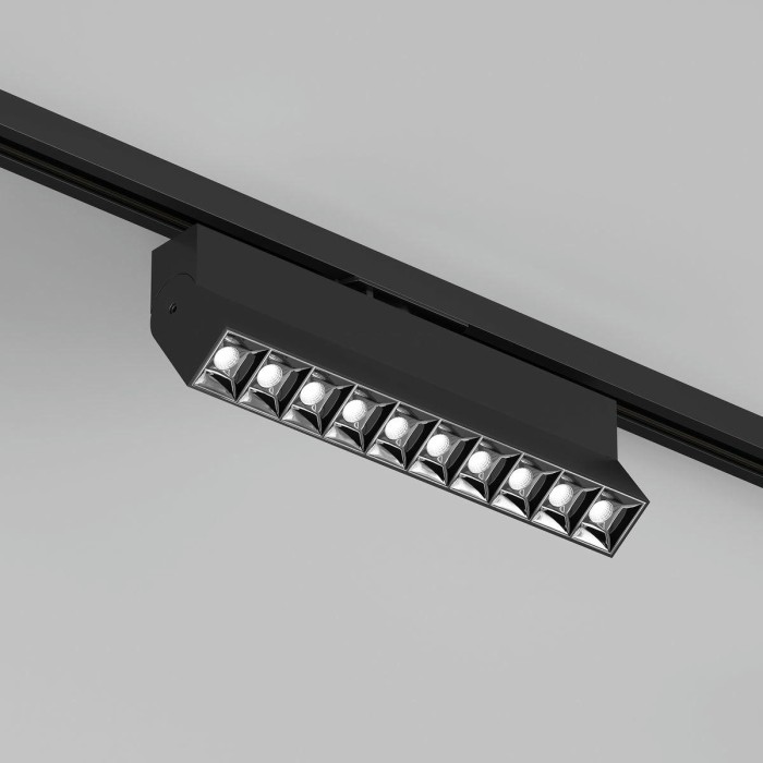 Трековый светодиодный светильник Denkirs Edder DK6646-BK