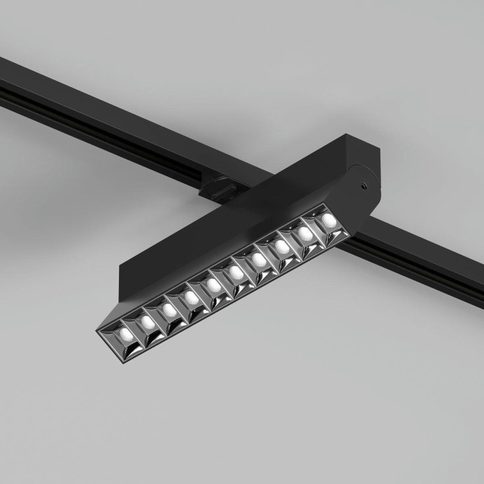 Трековый светодиодный светильник Denkirs Edder DK6646-BK