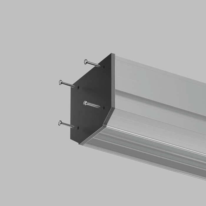 Комплект торцевых заглушек для профиля Denkirs Smart Profi TR3047-AL