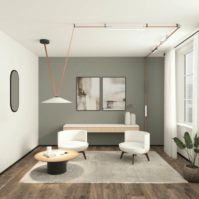 Трековый светильник Denkirs Belty Flow DK5668-WH+BK