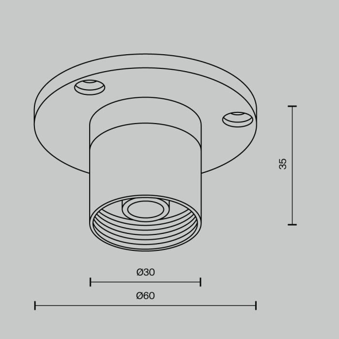 Аксессуар Maytoni Technical CA023BI-B