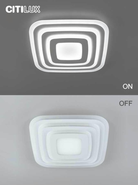 Потолочный светодиодный светильник Citilux Триест Смарт CL737A100E