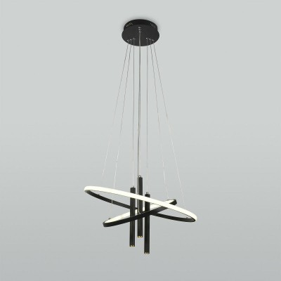 Подвесной светодиодный светильник Eurosvet Stroke 90270/3 черный