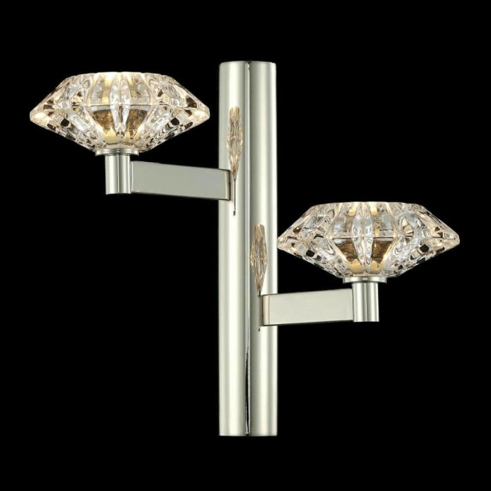 Бра Crystal Lux Rebeca AP2 Nickel