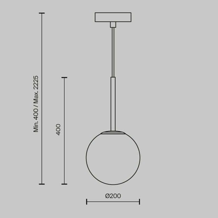 Подвесной светильник Maytoni Basic form MOD321PL-01B1