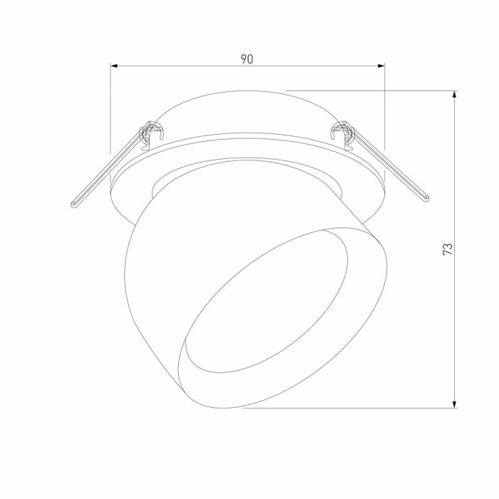 Встраиваемый светодиодный спот Elektrostandard Uno 25092/LED a065455