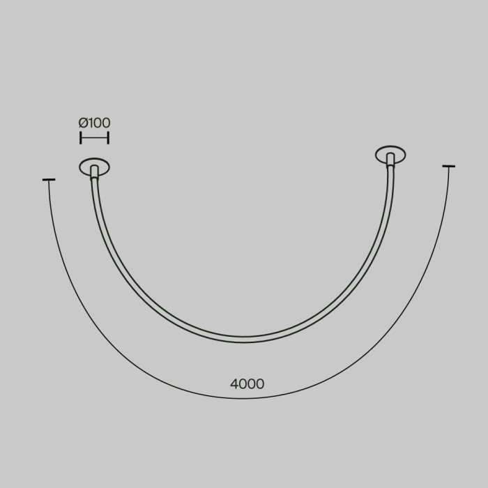 Подвесной светодиодный светильник Maytoni Tau MOD146PL-L40G3K