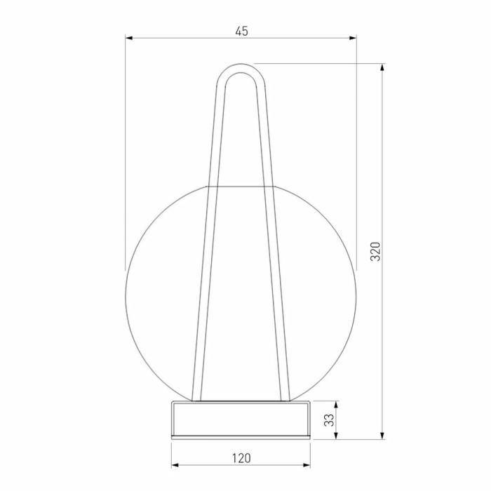 Настольная лампа Eurosvet Frasco 80507/1 латунь