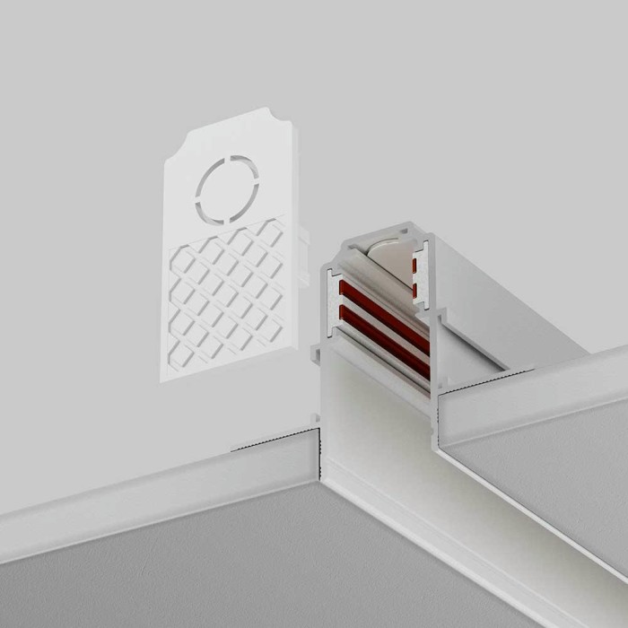 Коннектор питания прямой Maytoni Technical Radity TRA084C-W-12