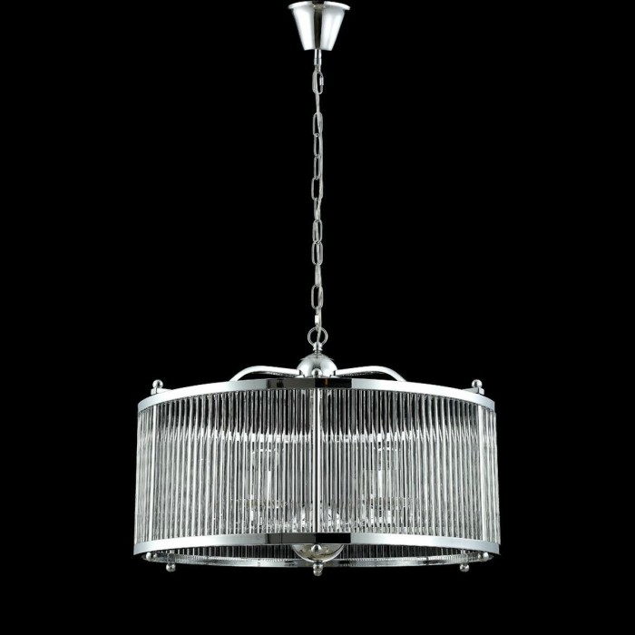 Подвесная люстра Crystal Lux Tadeo SP6 D600 Chrome/Transparente