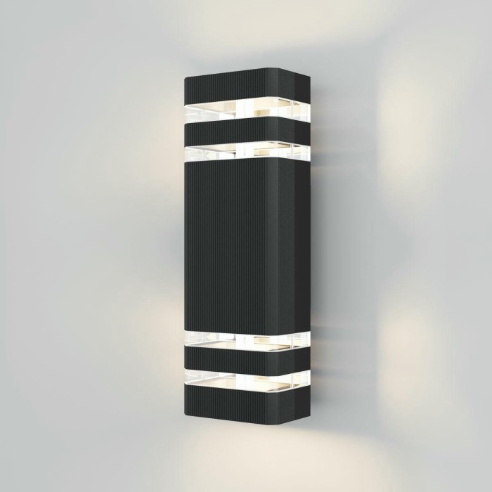 Уличный настенный светильник Maytoni Unter den Linden O578WL-02B