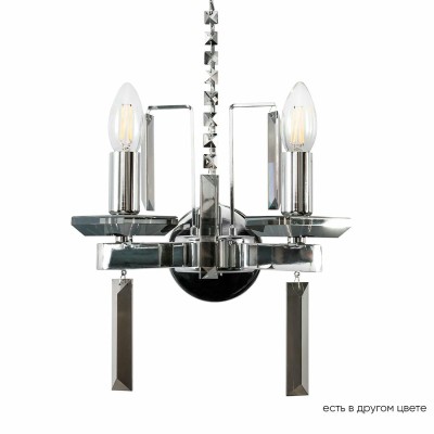 Бра Crystal Lux Marron AP2 Chrome