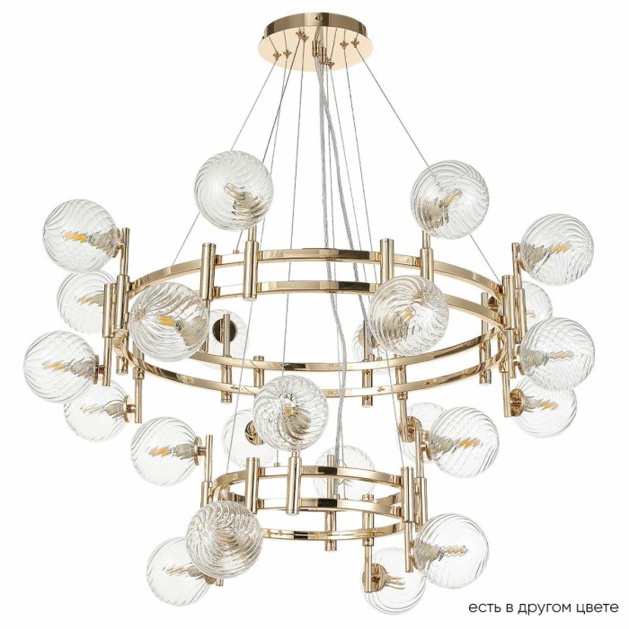 Подвесная люстра Crystal Lux Luxury SP16+8 Gold