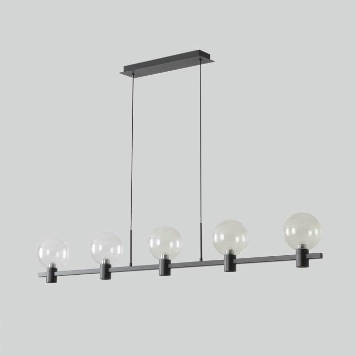 Светильник подвесной Crystal Lux DUET SP35W LED BLACK