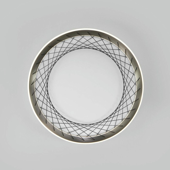 Потолочный светодиодный светильник Eurosvet Parafe 40023/1 LED серый