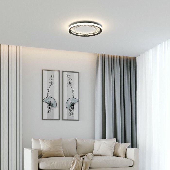 Потолочный светодиодный светильник Eurosvet Parafe 40023/1 LED серый