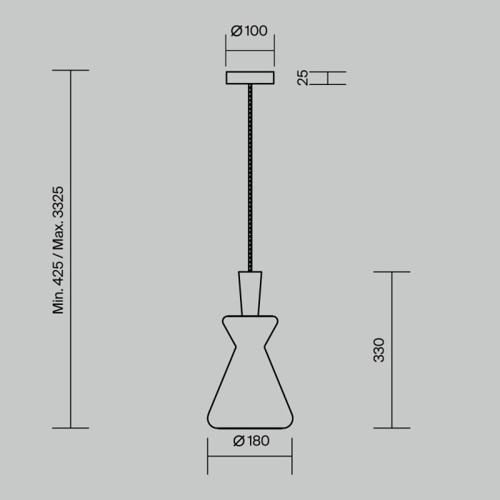 Подвесной светильник Maytoni MOD405PL-01W2