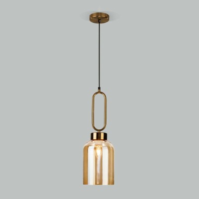 Подвесной светильник Eurosvet Flou 50229/1 янтарный