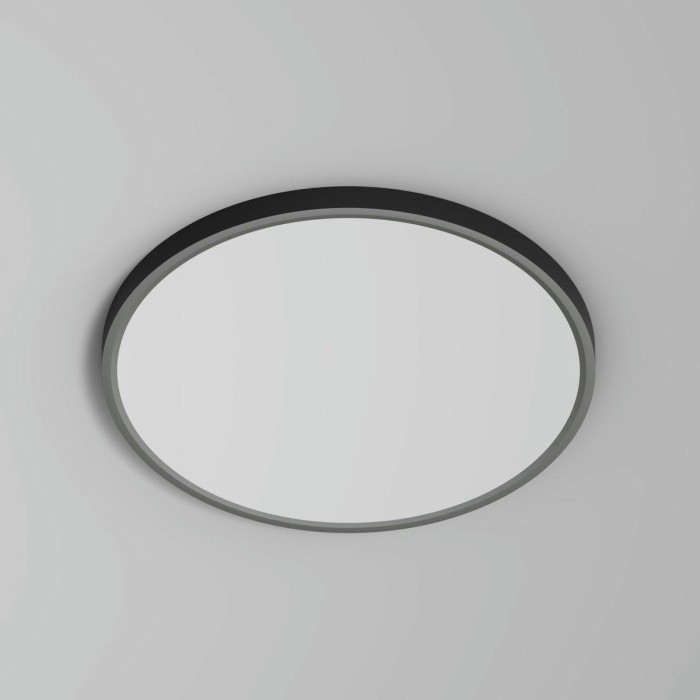 Потолочный светодиодный светильник Denkirs Thin DK6522-BK