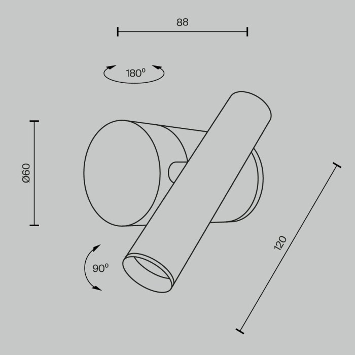 Бра Maytoni Modern MOD433WL-L3BS3K1