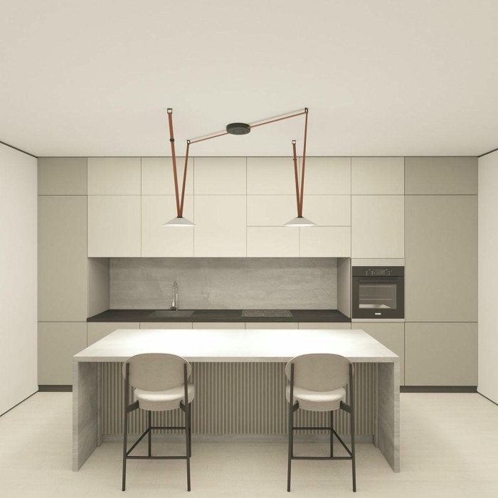 Трековый светодиодный светильник Denkirs Belty Flow DK5564-WH+BK