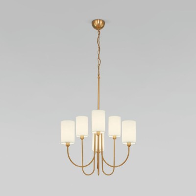 Подвесная люстра Eurosvet Abbey 60164/6 латунь Smart