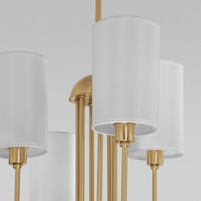 Подвесная люстра Eurosvet Abbey 60164/6 латунь Smart