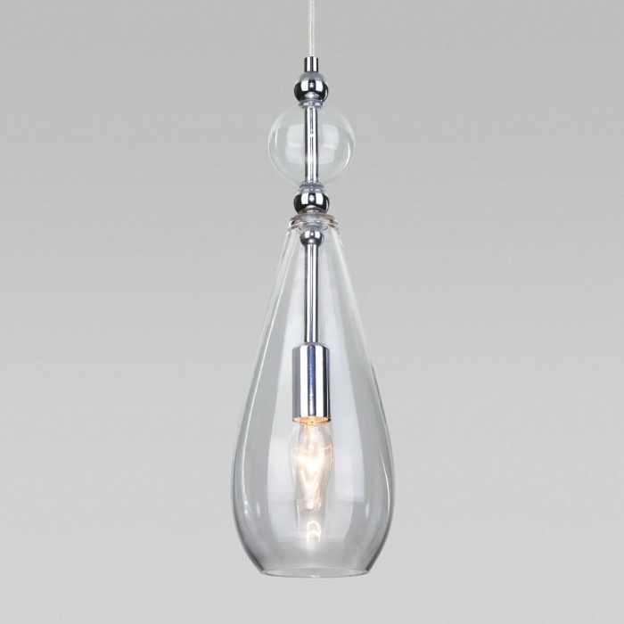Подвесной светильник Eurosvet Ilario 50202/1 прозрачный