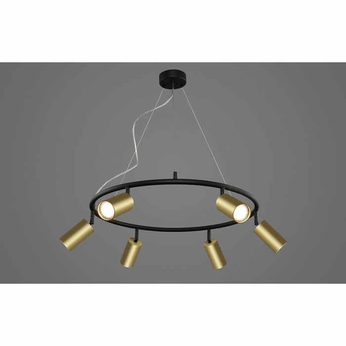 Подвесная люстра Crystal Lux CLT 015C6 D600 BL-GO