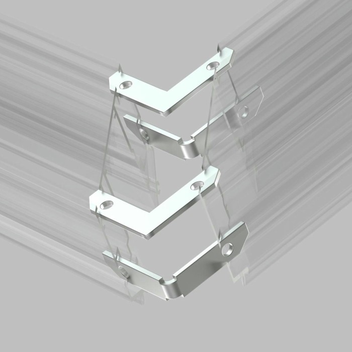 Комплект угловых соединителей шинопровода Denkirs Smart One (4 шт.) TR2027-AL