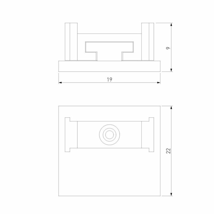 Заглушка Elektrostandard для накладного шинопровода Titan Line Magnetic 85230/00 (2 шт.) a069724