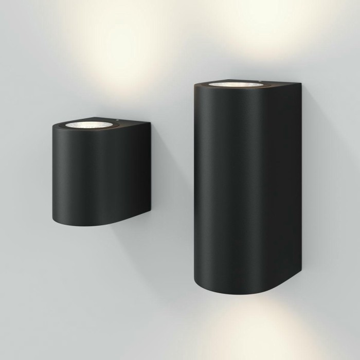 Уличный настенный светильник Maytoni Slat O044WL-02B