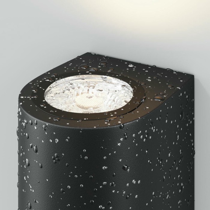 Уличный настенный светильник Maytoni Slat O044WL-02B