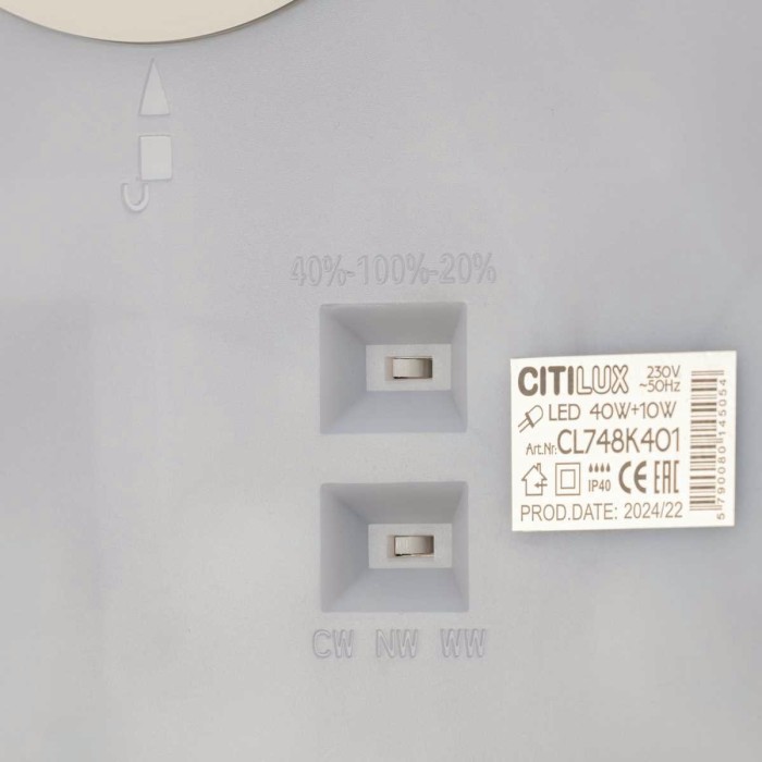 Потолочный светодиодный светильник Citilux Norma CL748K401