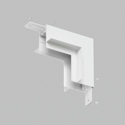 Коннектор L-образный стена-потолок Denkirs Smart Hide TR2118-WH