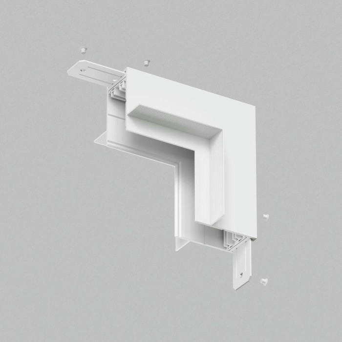 Коннектор L-образный стена-потолок Denkirs Smart Hide TR2118-WH