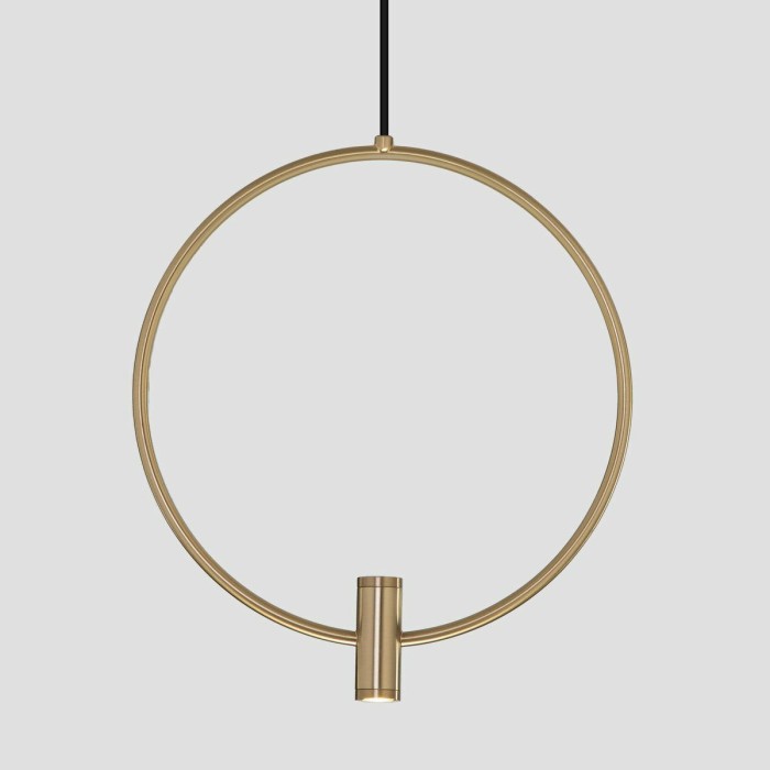 Подвесная светодиодная люстра Eurosvet Layla 50257/3 Led черный/ латунь