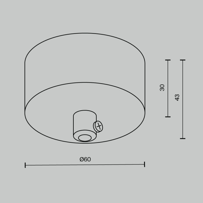 Аксессуар Maytoni Technical CA032B-B